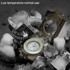 Roam Ready Camping-Werkzeuge|Heimwerkzeuge-Armeekompass – Mehrzweck-Navigationstool für den Außenbereich