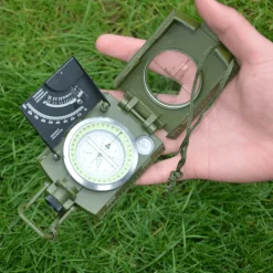 Roam Ready Camping-Werkzeuge|Heimwerkzeuge-Armeekompass – Mehrzweck-Navigationstool für den Außenbereich