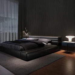 The Lounge Loft Möbel-Arnuad Bett – Modernes gepolstertes Plattformbett