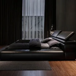 The Lounge Loft Möbel-Arnuad Bett – Modernes gepolstertes Plattformbett