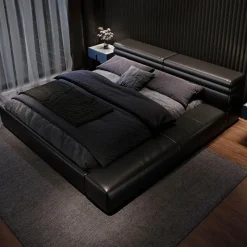 The Lounge Loft Möbel-Arnuad Bett – Modernes gepolstertes Plattformbett