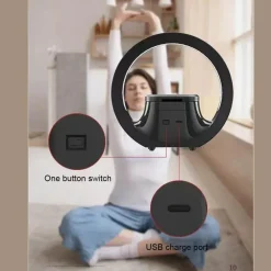 The Decor Haven Gadgets Für Zuhause-Aromatherapie-Bluetooth-Diffusorlampe – wohltuende Klangtherapie