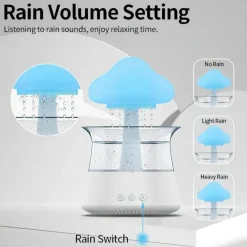 Decor Beleuchtung-Aromatherapie-Diffusorlampe – Entspannendes Wolkenregenlicht