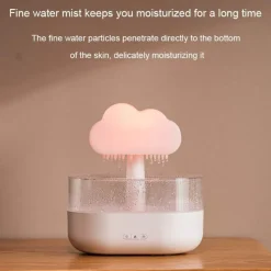 Bright Accents Beleuchtung-Aromatherapie-Luftbefeuchter – Diffusor für ätherische Öle „Raindrop“