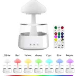 Accent u0026 Adorn Gadgets Für Zuhause-Aromatherapie-Luftbefeuchterlampe – Wolken-Regenwald-Design