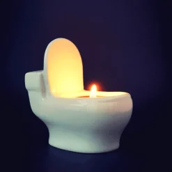 Comfort u0026 Style Beleuchtung-Aromatherapie-Toilettenkerze – Lustige Duftkerze