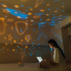 Comfort u0026 Style Beleuchtung-Aromatherapy Humidifier Diffuser Night Lamp - Relaxing Projector LED Light