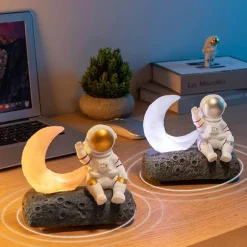 The Light Loft Beleuchtung-Astronaut Bluetooth Lautsprecherlampe - Cosmic Sound Nachtlicht Dekor