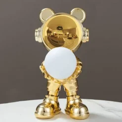 The Light Loft Beleuchtung-Astronauten-Mond-Tischlampe – Nachtlicht mit Weltraummotiv