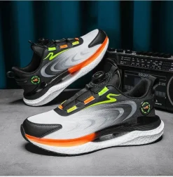 Damen Wilderness Haven Herrenschuhe|Damenschuhe-Atmungsaktive Sneakers mit automatischer Schnürung – Kreative, bequeme Schuhe