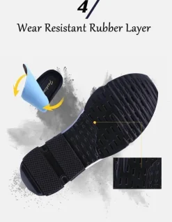 Herren Decor Herrenschuhe-Atmungsaktive Strickschuhe für Herren – verschleißfestes Schuhwerk