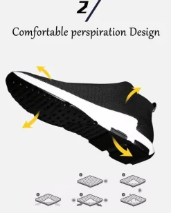 Herren Decor Herrenschuhe-Atmungsaktive Strickschuhe für Herren – verschleißfestes Schuhwerk