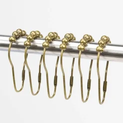 Aqua Essence Badezimmer-Atoll Shower Curtain Hooks - Stylish Bathroom Accessories