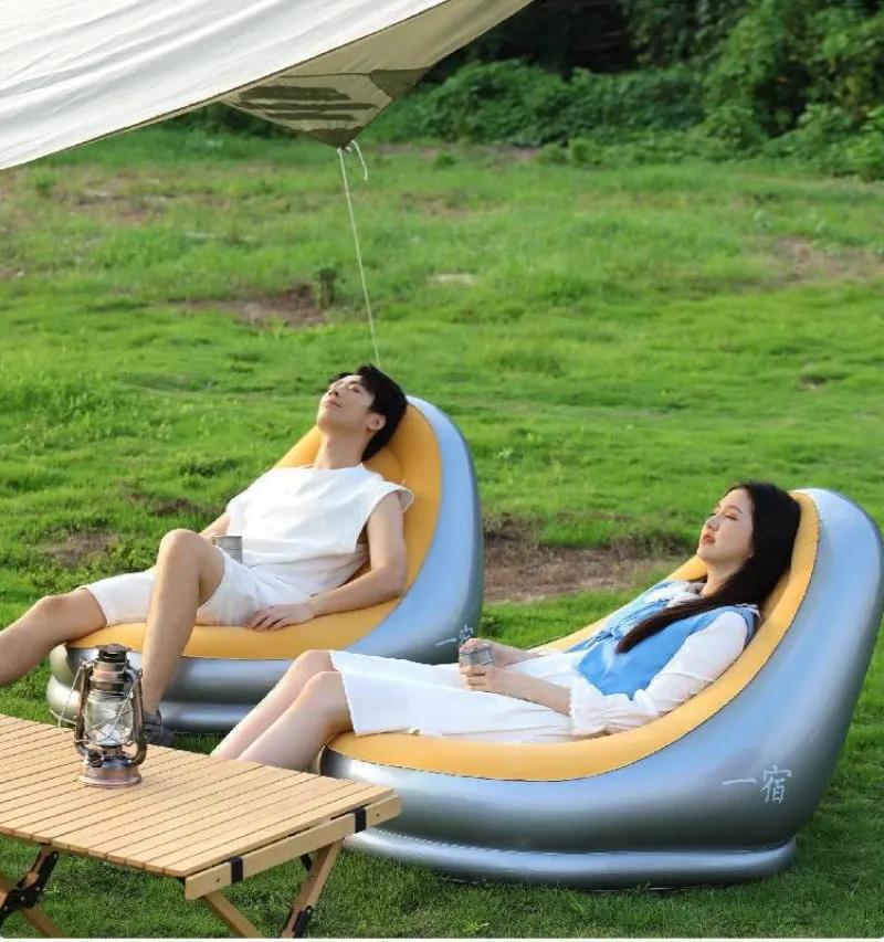 Trail u0026 Beyond Camping-Werkzeuge|Camping Im Freien-Aufblasbarer Entspannungssessel – Bequemer Chill-Sitz