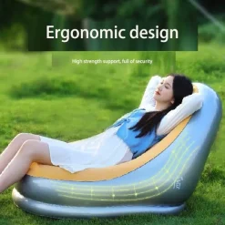 Trail u0026 Beyond Camping-Werkzeuge|Camping Im Freien-Aufblasbarer Entspannungssessel – Bequemer Chill-Sitz