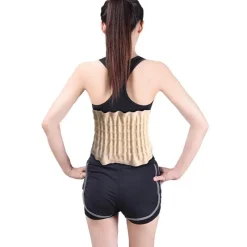 The Relaxation Nook Massageprodukte|Gesundheits-Gadgets-Aufblasbarer Lendenstützgürtel mit Massagegerät – Hilfe zur Linderung von Rückenschmerzen