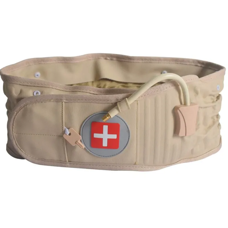 The Relaxation Nook Massageprodukte|Gesundheits-Gadgets-Aufblasbarer Lendenstützgürtel mit Massagegerät – Hilfe zur Linderung von Rückenschmerzen