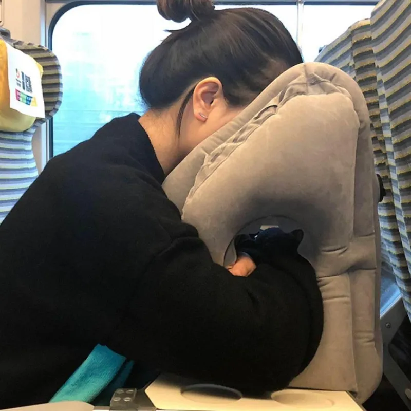 The Outdoor Vault Camping-Werkzeuge|Heimwerkzeuge-Aufblasbares Reisekissen – Bequeme Kopfstütze für unterwegs