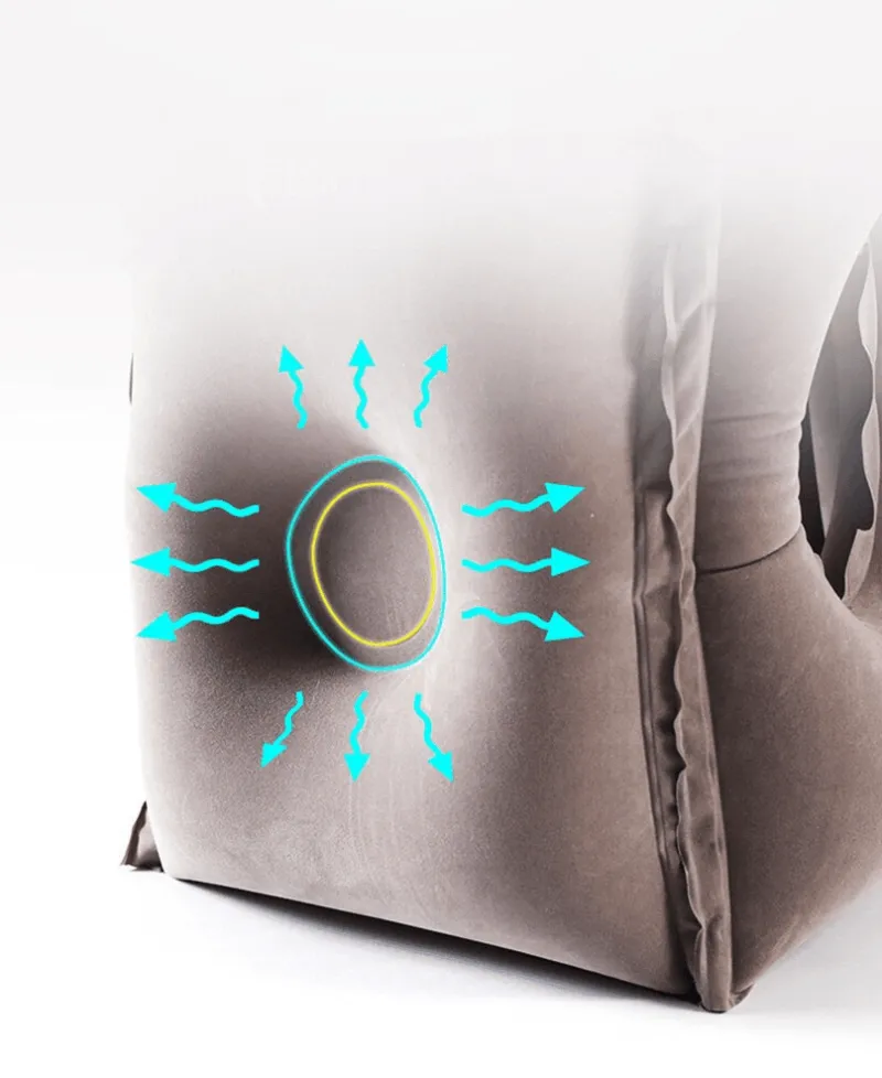 The Outdoor Vault Camping-Werkzeuge|Heimwerkzeuge-Aufblasbares Reisekissen – Bequeme Kopfstütze für unterwegs