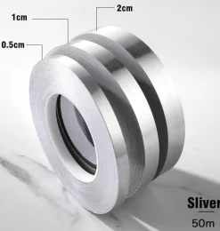 The Decor Haven Heimwerkzeuge-Aufkleber zum Füllen von Fugen in Bodenfliesen – wasserdichtes Nahtabdeckband