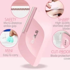 PureGlow Frauenpflege|Körperpflege-Augenbrauentrimmer – Tragbares, scharfes Rasierwerkzeug