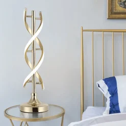 Glow u0026 Shade Beleuchtung-Aurum Twist Table Lamp