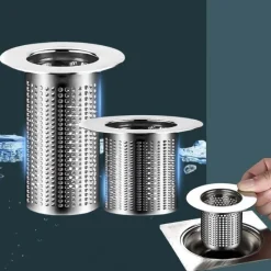 Tranquil Waters Badezimmer-Auslaufsicherer Abflussfilter – Schutz für die Küchenspüle