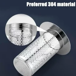 Tranquil Waters Badezimmer-Auslaufsicherer Abflussfilter – Schutz für die Küchenspüle