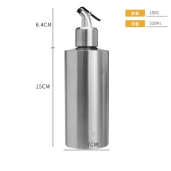 Tom Küche & Esszimmer-Auslaufsicherer Öltopf aus Edelstahl – Gewürzbehälter für die Küche