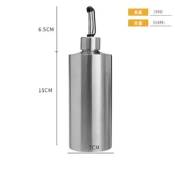 Tom Küche & Esszimmer-Auslaufsicherer Öltopf aus Edelstahl – Gewürzbehälter für die Küche