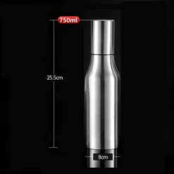 Tom Küche & Esszimmer-Auslaufsicherer Öltopf aus Edelstahl zur Gewürz- und Saftaufbewahrung in der Küche