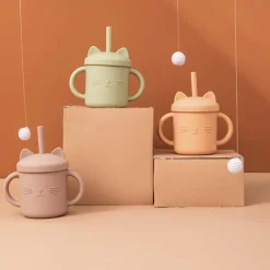 Kinder The Decor Haven Kinderwagen & Zubehör-Auslaufsicherer, süßer Baby-Futterbecher