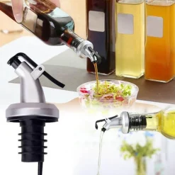 The Culinary Kit Küche & Esszimmer-Auslaufsicheres Ölspenderflaschen-Set – Behälter für Küchenspeiseöl