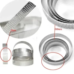 Tom Küche & Esszimmer-Ausstecher aus Edelstahl – vielseitige Form für Kuchen, Kekse und Pizza