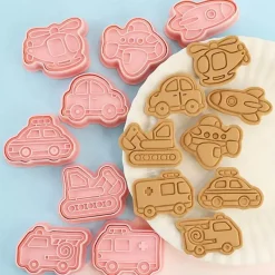 Tom Küche & Esszimmer-Ausstechformen-Set für technische LKWs – Fahrzeug-Backformen