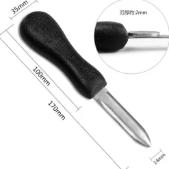 Tom Küche & Esszimmer-Austernmesser, Jakobsmuschelöffner – Werkzeug zum Öffnen von Meeresfrüchten