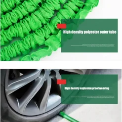 Adventure Basecamp Autopflege|Autozubehör-Ausziehbare Gartenschlauch-Sprühpistole – Easy Flow Bewässerungswerkzeug