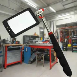 Wild u0026 Free Gear Autozubehör|Automobilindustrie-Ausziehbarer LED-Inspektionsspiegel – Mehrzweckwerkzeug