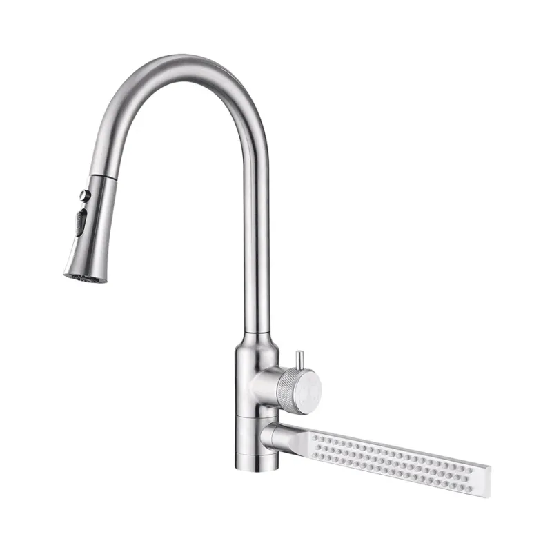 Tranquil Waters Badezimmer|Küche & Esszimmer-Ausziehbarer Regenwasser-Küchenhahn – Modernes Wasserfall-Design