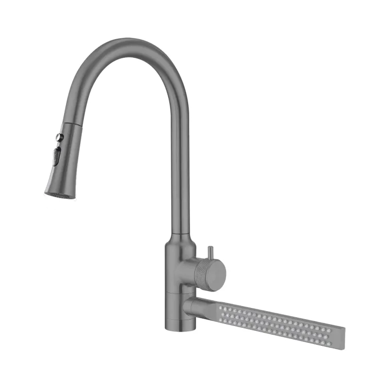 Tranquil Waters Badezimmer|Küche & Esszimmer-Ausziehbarer Regenwasser-Küchenhahn – Modernes Wasserfall-Design