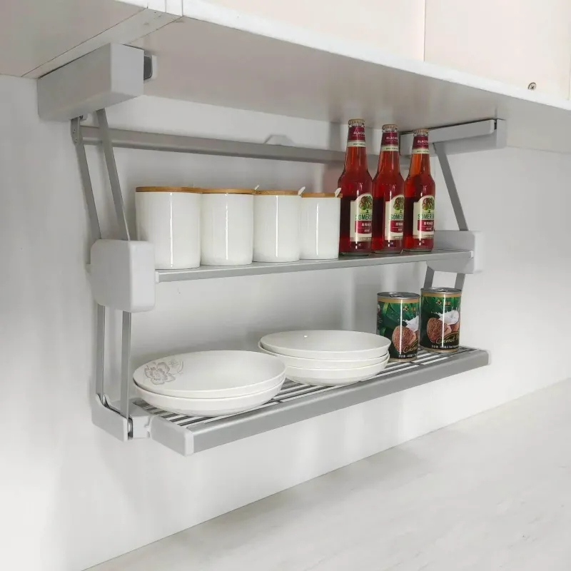 The Decor Haven Küche & Esszimmer-Ausziehbares Küchenschrank-Organizer-Regal – platzsparende Aufbewahrungslösung