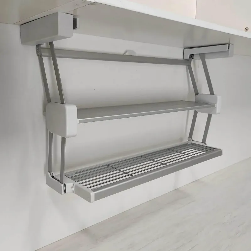 The Decor Haven Küche & Esszimmer-Ausziehbares Küchenschrank-Organizer-Regal – platzsparende Aufbewahrungslösung