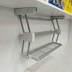 The Decor Haven Küche & Esszimmer-Ausziehbares Küchenschrank-Organizer-Regal – platzsparende Aufbewahrungslösung