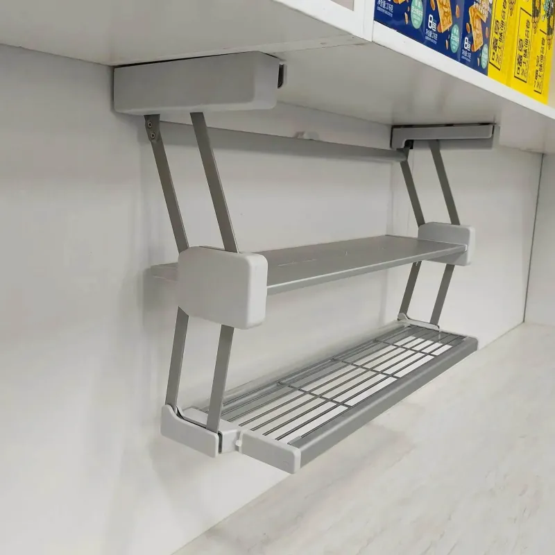 The Decor Haven Küche & Esszimmer-Ausziehbares Küchenschrank-Organizer-Regal – platzsparende Aufbewahrungslösung