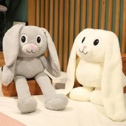 The Decor Haven Babyspielzeug-Ausziehbares Plüsch-Cartoon-Kaninchenspielzeug - Weiches Stofftier