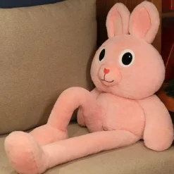 The Decor Haven Babyspielzeug-Ausziehbares Plüsch-Cartoon-Kaninchenspielzeug - Weiches Stofftier