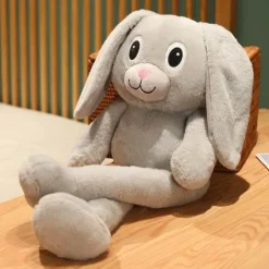 The Decor Haven Babyspielzeug-Ausziehbares Plüsch-Cartoon-Kaninchenspielzeug - Weiches Stofftier