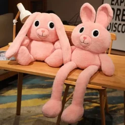 The Decor Haven Babyspielzeug-Ausziehbares Plüsch-Cartoon-Kaninchenspielzeug - Weiches Stofftier
