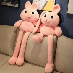 The Decor Haven Babyspielzeug-Ausziehbares Plüsch-Cartoon-Kaninchenspielzeug - Weiches Stofftier