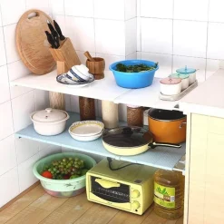 Tranquil Waters Badezimmer|Möbel-Ausziehbares Schrank-Organizer-Regal – platzsparende Aufbewahrungslösung